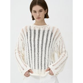 netting knit_ivory