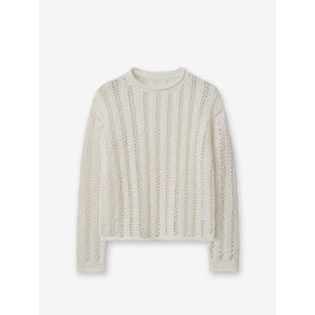 netting knit_ivory