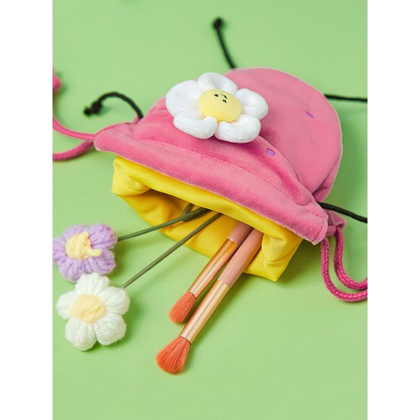 춘구마 데이지 스트링 파우치_춘구마