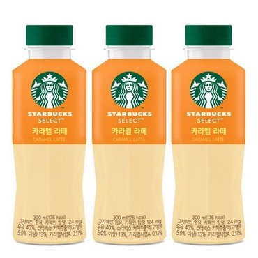 스타벅스 셀렉트 카라멜 라떼 300ml x 6페트