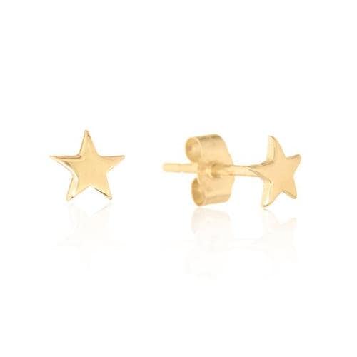 아우리 주얼리 이어링 E1396 Soho 9ct Gold Mini Star Stud Earrings