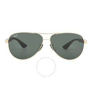 이스퀘어 4436311 Ray-Ban Scuderia Ferrari Dark Green Pilot Mens Sunglasses