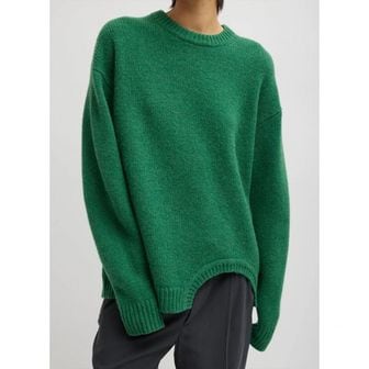  티비 TIBI SOFT LAMBSWOOL SWEATER WITH CUT OUT DETAIL GREEN NETBN6PO203-GN 1050239