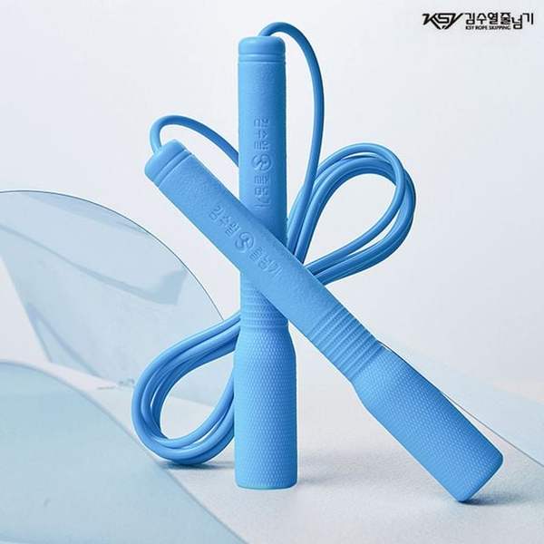 확대된 대표 김수열 줄넘기 보급형 (K-003) (하늘)