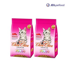 프리미엄 캣 1.5kg 2개  / 고양이 사료