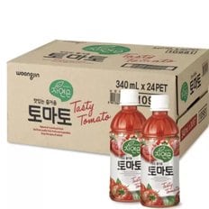 웅진식품 자연은 토마토 과채주스 340ml x 24병