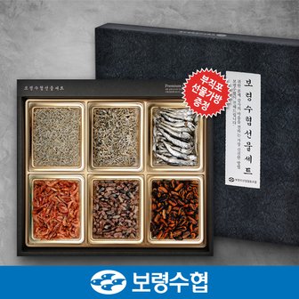 보령수협 바다담음 수협 멸치 선물세트 명가 - 대멸,소멸,세멸,홍새우,꼴뚜기,건홍합