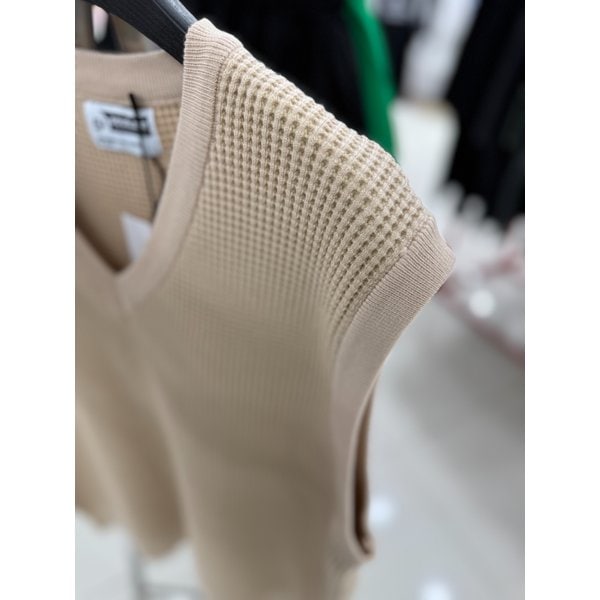 [여주점] 와플V넥조끼 JFZZ54A02