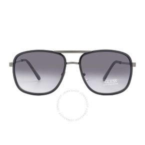 4825953 Guess Factory Gradient Smoke Rectangular Mens Sunglasses