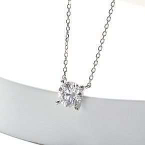 14k 베이직 4발 모이사나이트 목걸이 5부