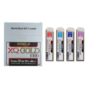 동아 XQ 1000 골드샤프심 HB 0.5/(70mm 40pcs) 타(1 (WC7FEF8)