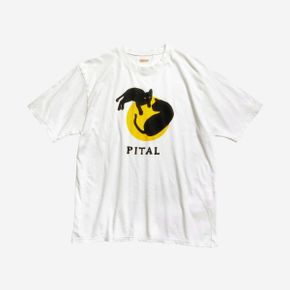 캐피탈 20 천축 크루 티셔츠 화이트 Kapital 20 Tenjiku Crew T-Shirt White