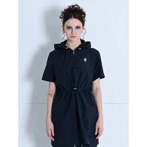 STRING HOOD ANORAK DRESS NAVY MBCSOP005NV