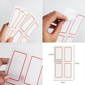 적색 견출지스티커 10매 인덱스 냉장고 분류용라벨 (S10149109)
