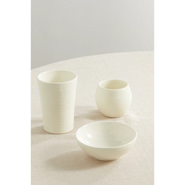 브루넬로쿠치넬리 오프화이트 세라믹 볼 3종 세트 46376663162531920