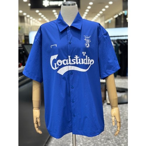 [제주점] GOAL STUDIO FC VINTAGE SHIRT-BLUE-G4MSH101