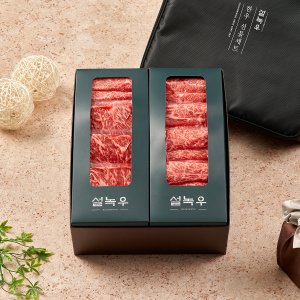 설녹우 [8/28일 순차출고][산지직송] 1++ 한우 스페셜 구이 세트 1.44kg(채끝,삼각살,업진살)