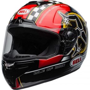 영국 벨 헬멧 BELL 7109991 SRT Isle Of Man 2020 Motorcycle Helmet M 블랙 Red 1667359