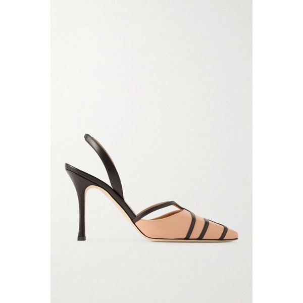 사르토 90 투톤 가죽 슬링백 펌프스 46376663162937184