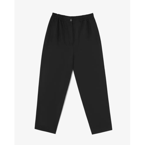 라코스테 (여성) 25SS 뉴 세미 배기 팬츠 HF098E-55G 031(블랙)