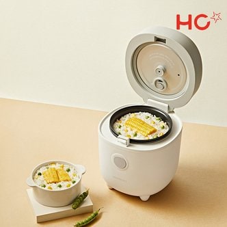 해피콜 HC해피콜 오드 아담한 미니 전기밥솥 2인용 HDRC-U02PMNA1WH(화이트)