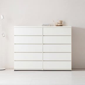 헤이즈 서랍장 E0 속깊은 5단서랍장 세트 1600