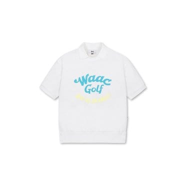 왁 골프 (WWTCM25203WHX)Women WAAC Logo Loose Fit Sweatshirts