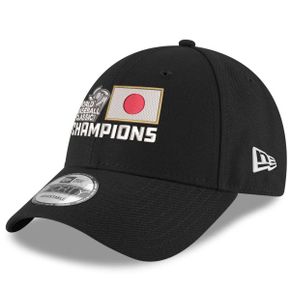 4557089 New Era Mens Black Japan Baseball 2023 World Classic Champions Locker Room Replica