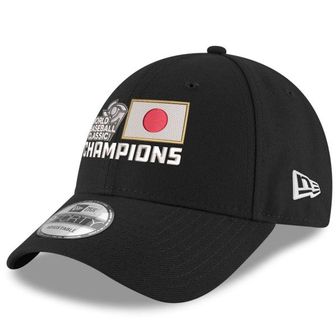 이스퀘어 4557089 New Era Mens Black Japan Baseball 2023 World Classic Champions Locker Room Replica