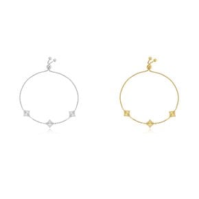 Thin kite ball bracelet