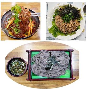 봉평 쓴메밀국수-850gx3개, 메밀막국수,건면,비빔막국수