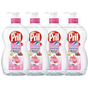 헨켈 프릴 베이킹소다 주방세제 - 와일드베리 향 700ml 용기X4개