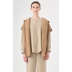 핸드메이드 울 후드 베스트 OHVTMJ0200