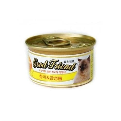 굿프랜드 캣 참치  감성돔 캔 85g(1)