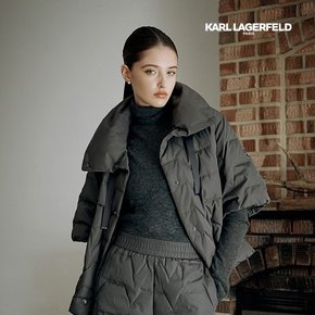 [미리주문마지막날] 칼라거펠트 24FW 구스다운 케이프