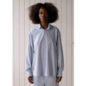 베이스레인지 26SS Claude Shirt, Blue Stripe