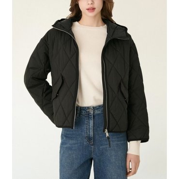 DKNY 퀄팅 스티치 점퍼 (DW2F1PJM082J)