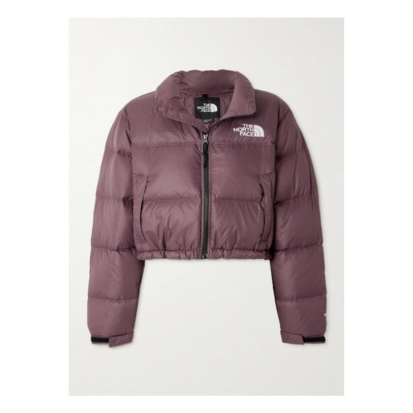 눕시 크롭 립스탑 다운 재킷 바이올렛 46376663162969348