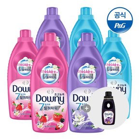 초고농축 섬유유연제 1L x6개 + 유연제 200ml 증정