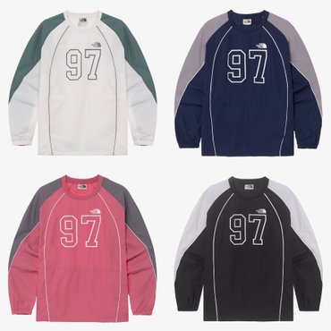 노스페이스화이트라벨 공용 킥플렉스 크루넥 NM5MR04