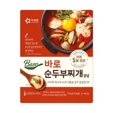 아워홈 [푸른들마켓][아워홈] 바로순두부찌개양념140g