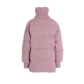 옌키옌키 Down jacket KNITTEDMICHLINROPECOTTONROPEPINK Purple