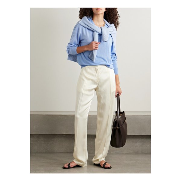 라 리뉴 벤 실크 혼방 스웨터 라이트 블루 46376663162850856