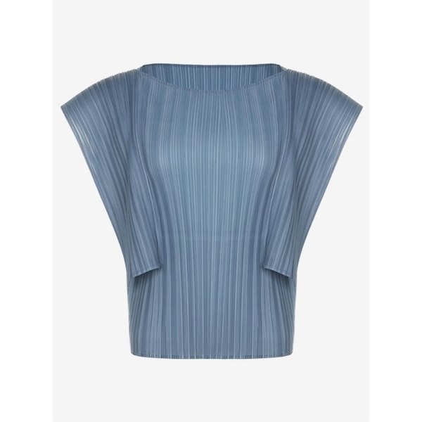 숄더 커버 탑 스카이 블루