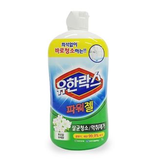 제이큐 유한락스 청소 악취제거 곰팡이제 파워젤1리터 X ( 2매입 )
