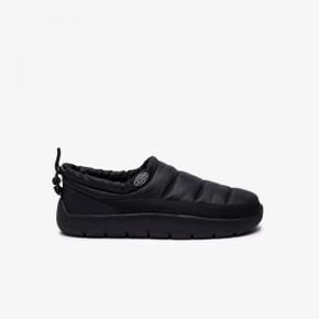 라코스테 남자 서브 Slipper 나일론 - BLACK / BLACK 8588108