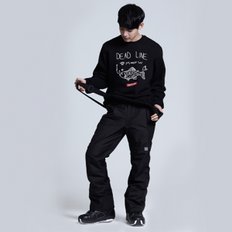 LAY-P702-BLACK-M 남녀공용 스키복 보드복 바지 팬츠