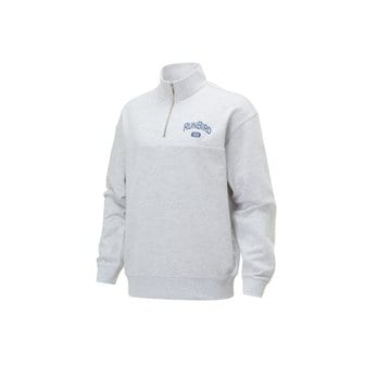 미즈노 남여공용 캐주얼한 하프 집업 맨투맨 하프집 맨투맨 RUNBIRD HALF ZIP MTM_32YC355003