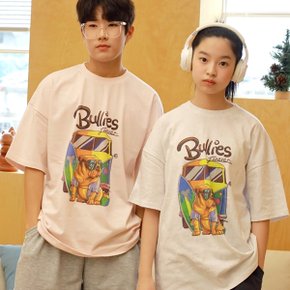 불독 반팔 티셔츠 맨투맨 / 남아 주니어 의류 초등학생 옷