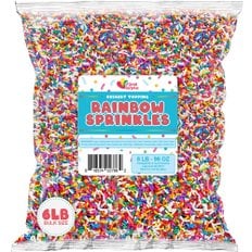  그레이트서프라이즈 레인보우 스프링클스 2.72kg Rainbow decorating Sprinkles